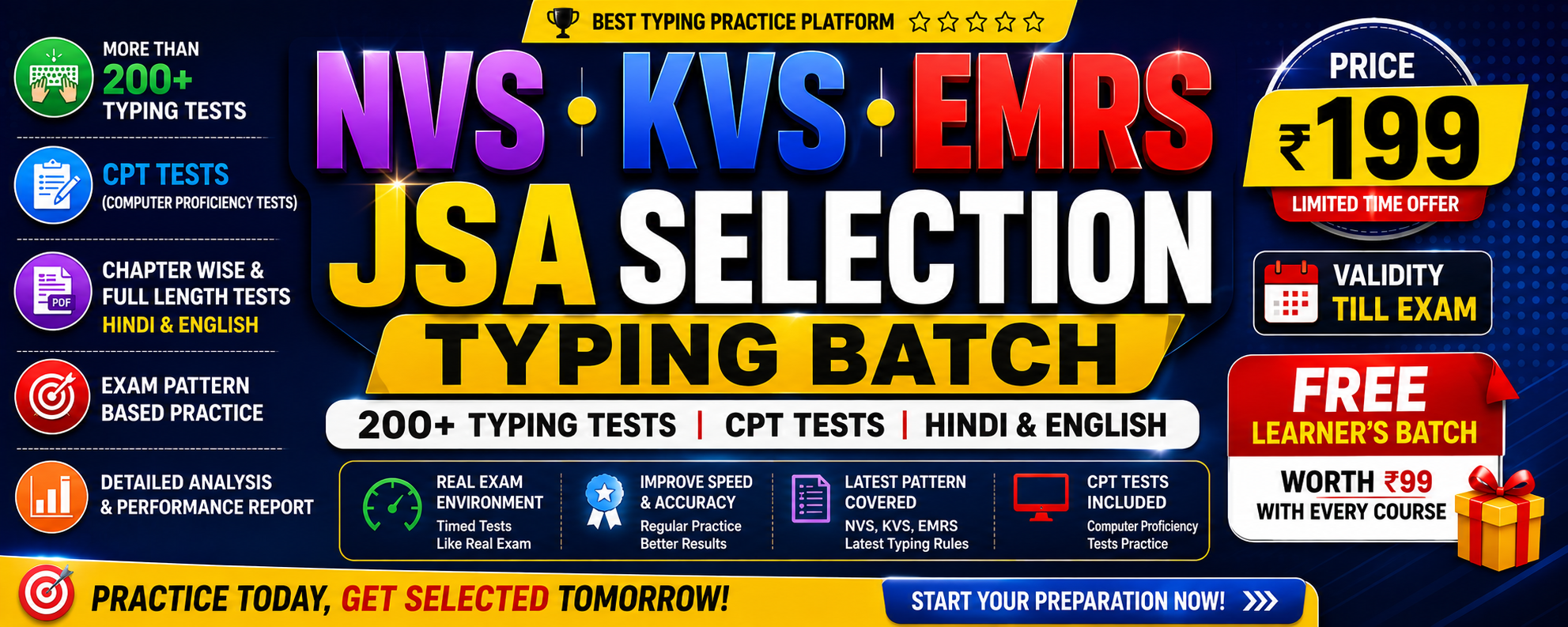 NVS KVS EMRS JSA Selection Typing Batch
