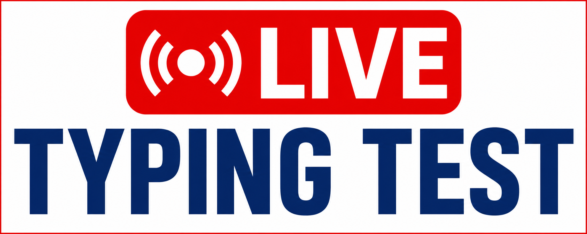 Live Typing Test